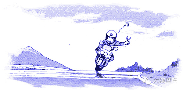 早期摩托车的漫画知识