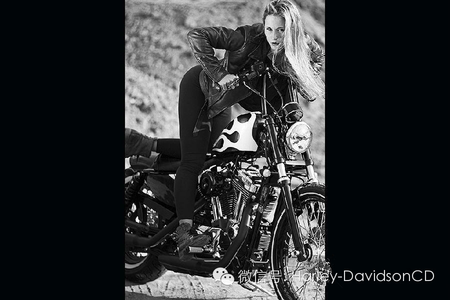 改装赏析：属于女车手的HarleyDavidson Sportster ！