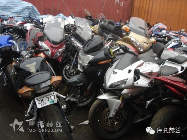 碣石，香港走私的摩托车