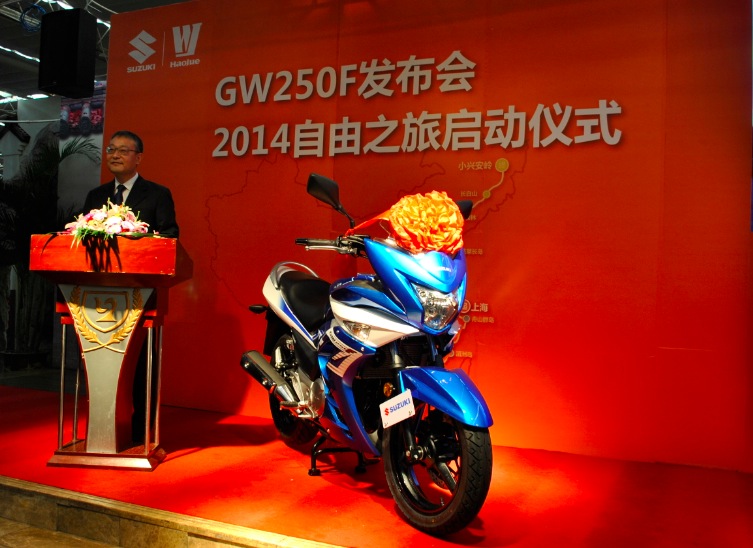 中国摩托国际化第一车系GW250