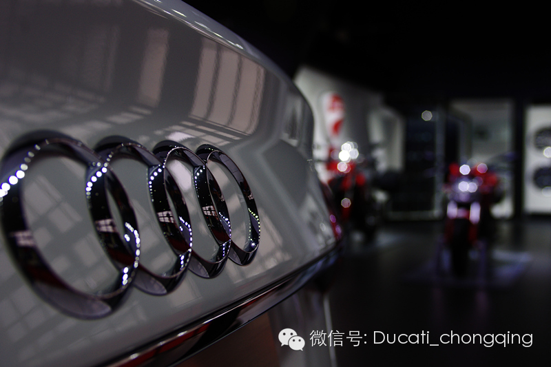 杜卡迪摩托车携手奥迪璀璨亮相 2014 杭州国际汽车工业展览会