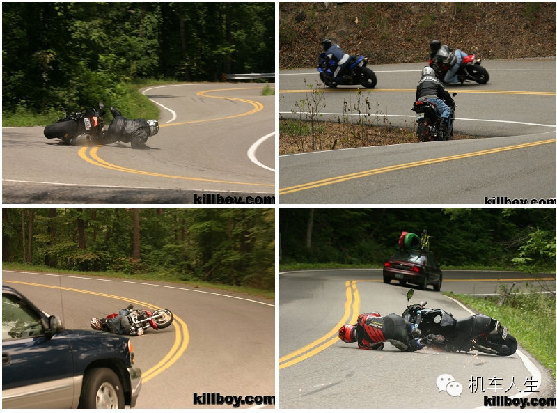 摩托车骑士们，请时时对自己说：安全第一
