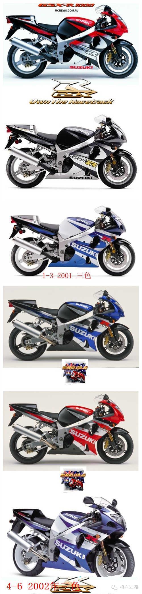 精编篇 |铃木摩托车GSX-R1000 2001-2012公升级全收录