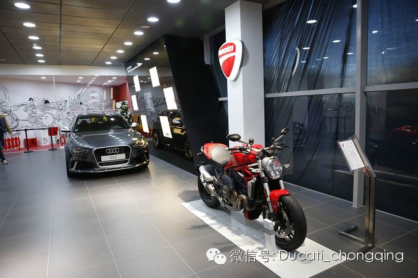 杜卡迪摩托车2014岁末盛装亮相奥迪北京运动车体验中心