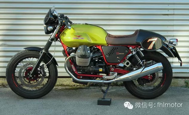 值得收藏的复古摩托古奇摩托车Verde Legnano特別版V7 Racer
