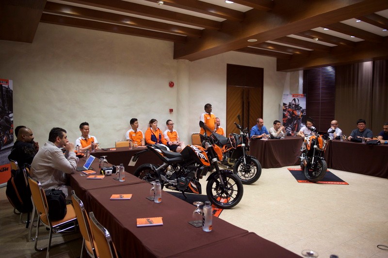 KTM摩托车在泰国举行发布会