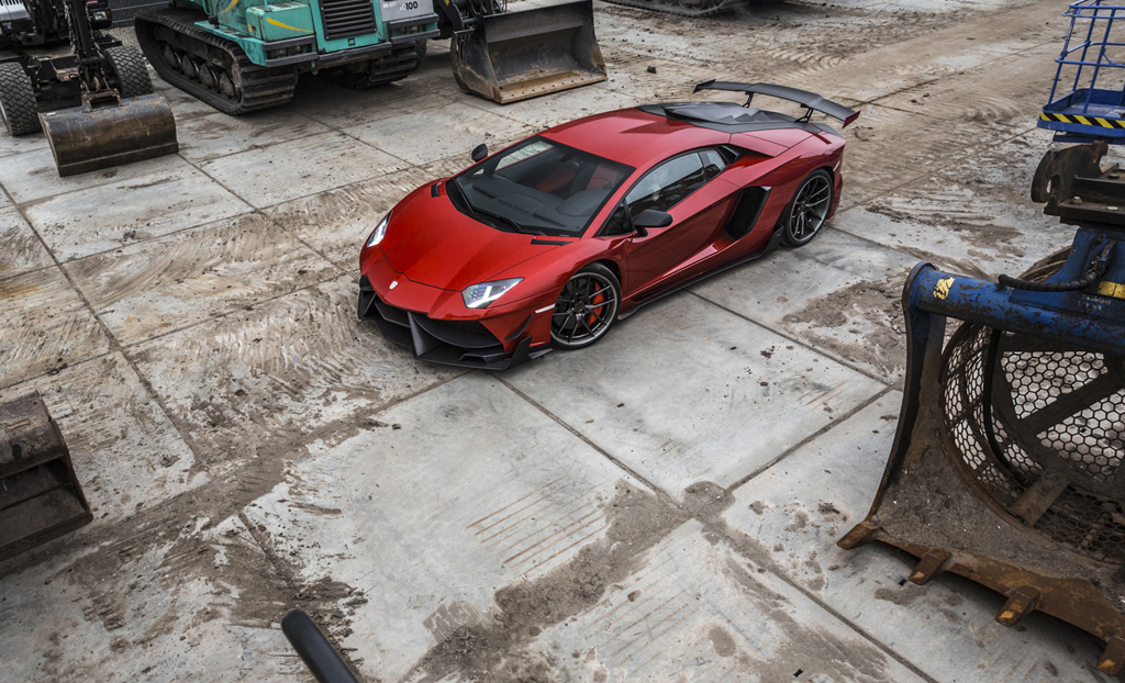 兰博基尼 Aventador LP700-4 ，改装后绝对是一头霸气十足的蛮牛