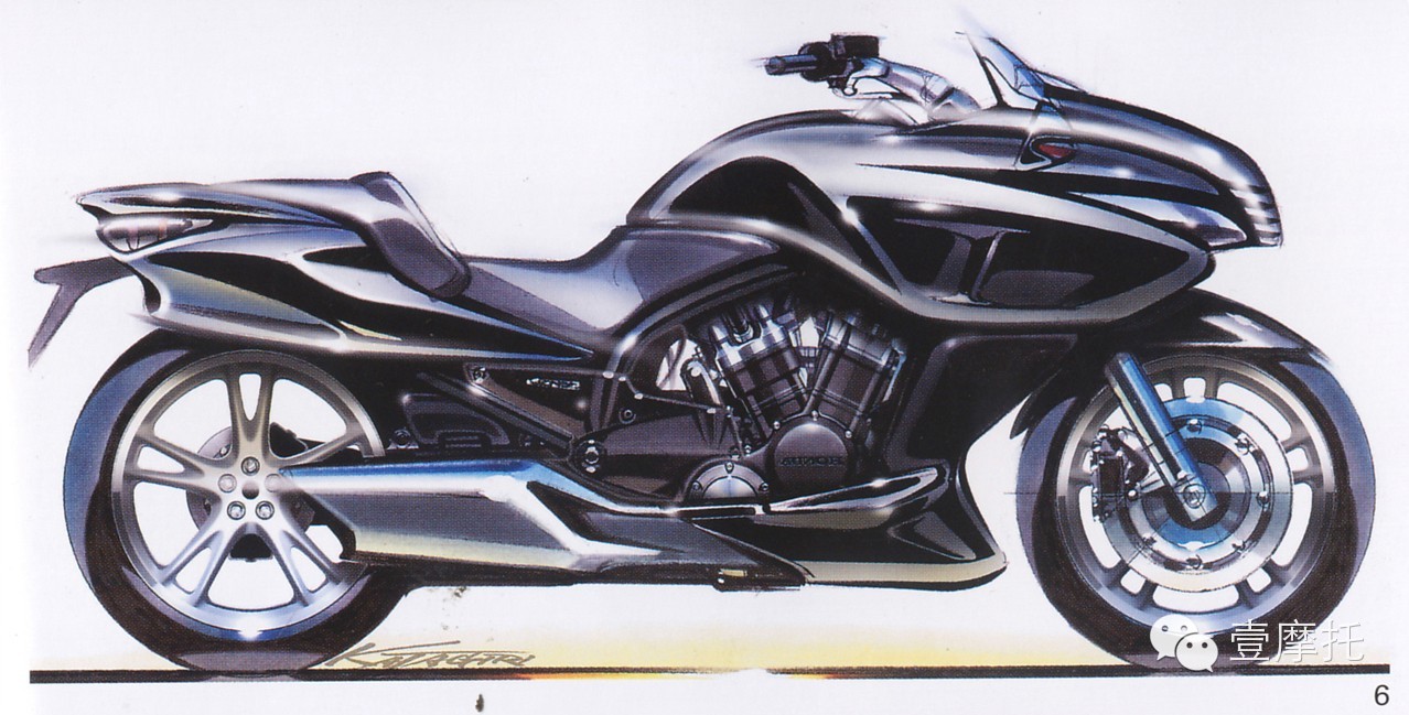 本田十大经典摩托车设计及手绘风格