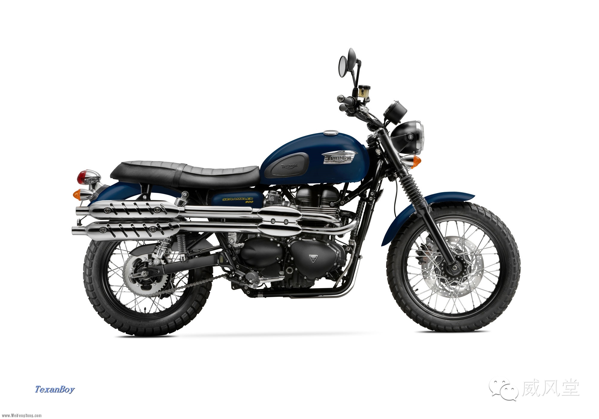 三家明牌摩托车复古比较：Ducati / Guzzi / Triumph 各自的Scrambler