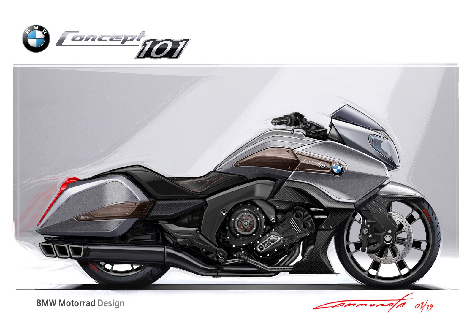 BMW新车Concept 101【试水Bagger】
