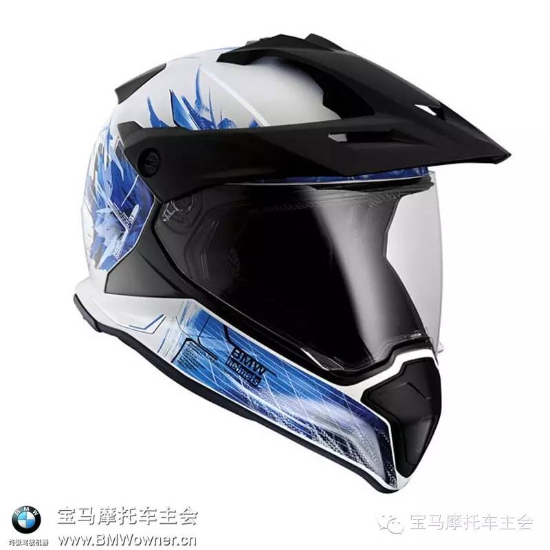 宝马推出了最新款的轻量化GS头盔
