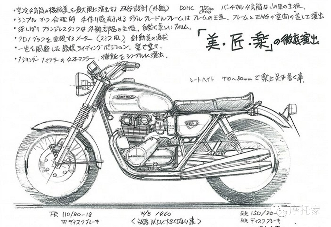 毒物／日系复古街车的集大成者——HONDA CB1100