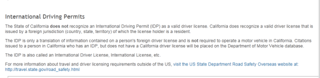中国驾照在加州不能用了吗？小编有点怒了！