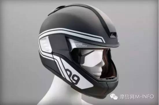 宝马推概念摩托车头盔 具有平视显示功能