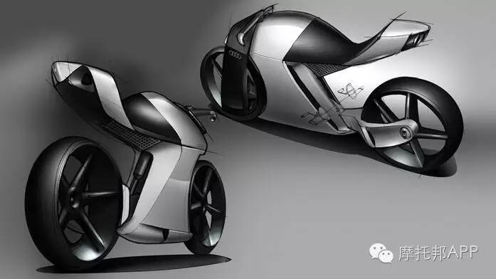 想像无限未来 Audi RR混合动力摩托车