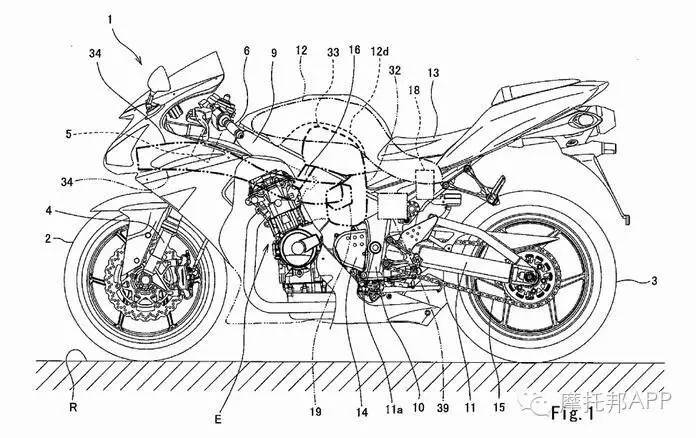 600cc新王者 Kawasaki R2 专利图曝光