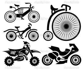 
                    摩托车与自行车的孪生情