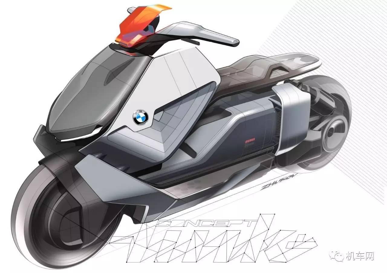                     未来摩托车是什么样子？BMW竟然这么想