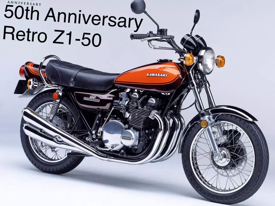                     Kawasaki 的 Z 系列复古图案