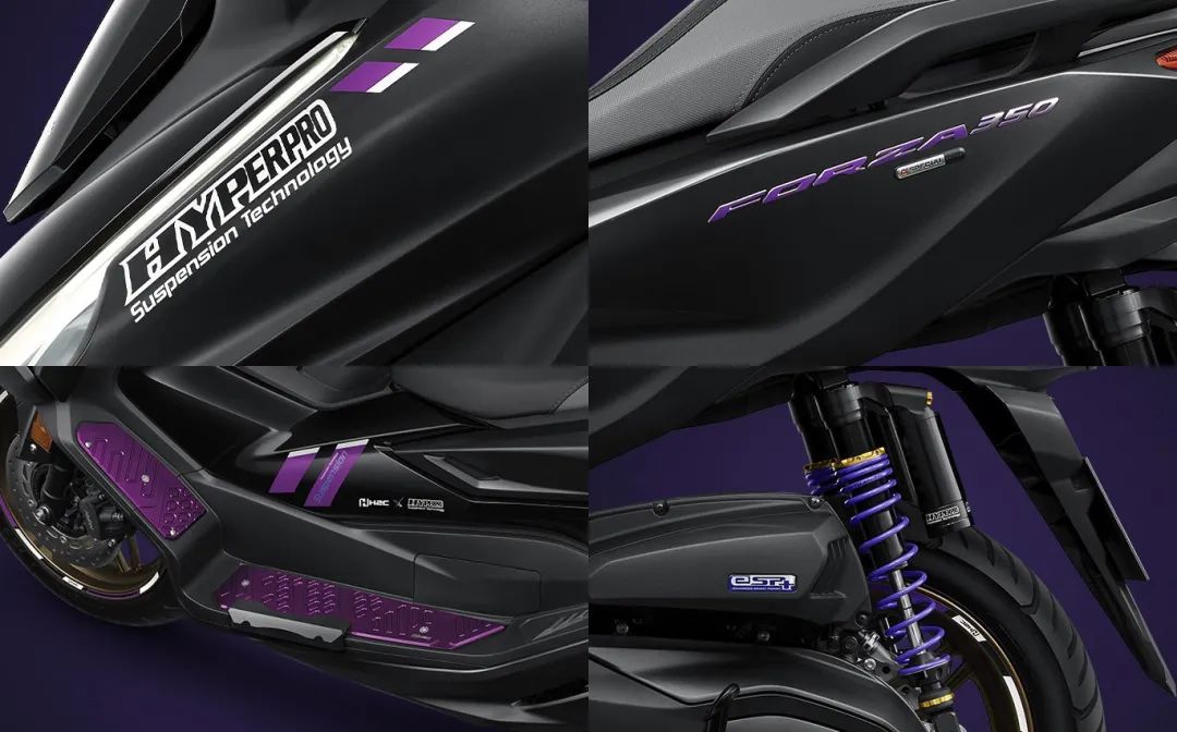 佛沙350特别版亮相，悬挂加强、黑紫涂装很抢眼