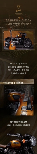 TRIUMPH X GIBSON｜1959年传奇定制
