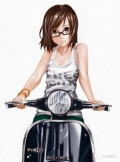 【欣赏】漫画世界里的摩托车